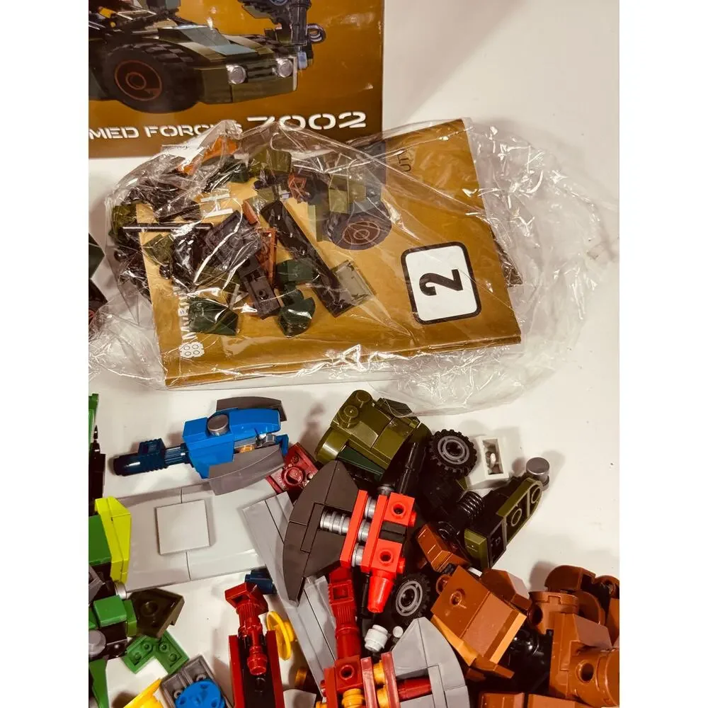 MyBuild Mecha Frame Robot Building Block Lot 7002 Ajax Keiji 2 Multi Mech